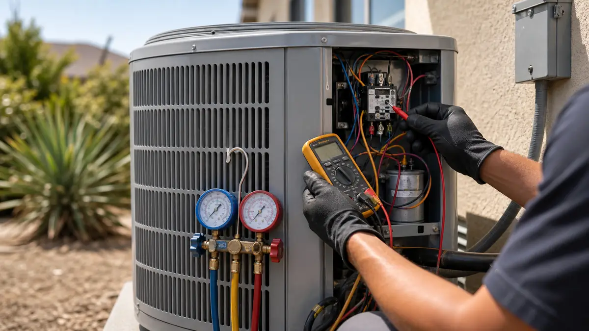 Diagnosing a Carrier condenser that runs but will not cool in Alhambra ZIP 91803
